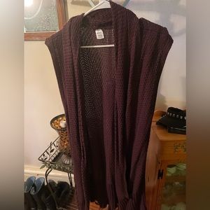 Jockey sleeveless brown sweater
